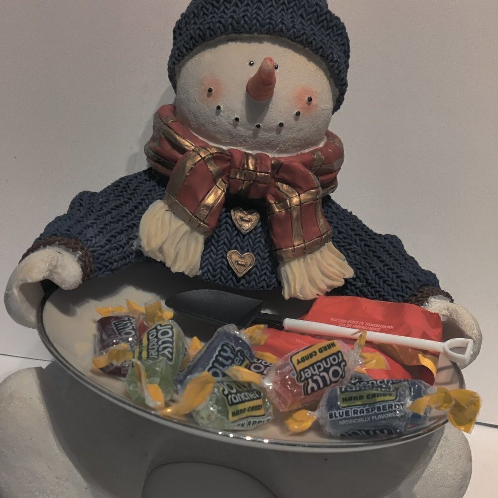 A Happy Large Snowman, Arms Extended Welcoming Your Guests with Xmas Treats. - Picture 2 of 7
